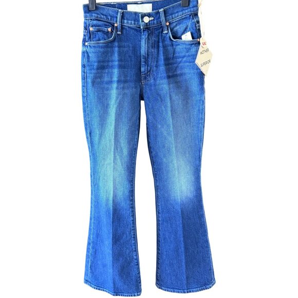 MOTHER “Lil Hi Waisted Weekender Skimp” Jeans-Perfectly Imperfect Size 24 New - Picture 1 of 16